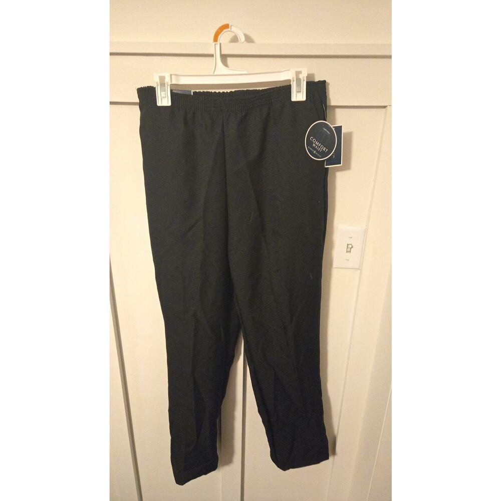 Karen Scott Women's Sport Comfort Waist Pull-On Pants in Black - Picture 2 of 3